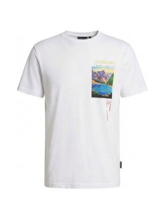 Napapijri T-shirt Weiß 605947
 Größe L
 