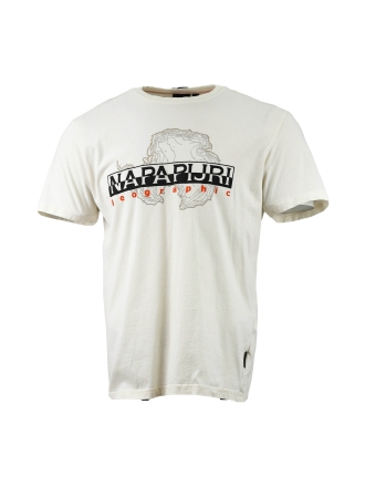 Napapijri T-shirt Weiß 605948
 Größe M
 