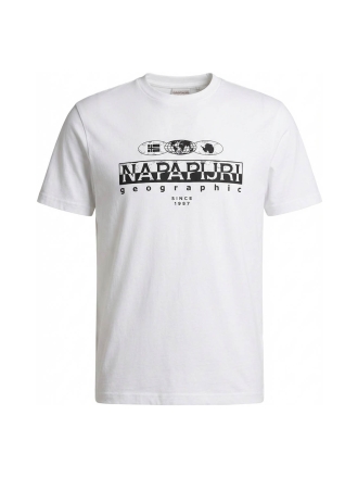 Napapijri T-shirt Weiß 606155
 Größe S
 