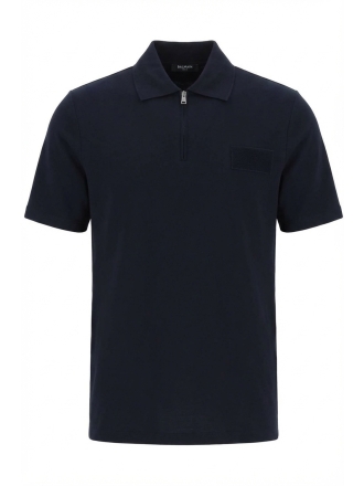 Balmain Poloshirt Schwarz 607421
 Größe L
 