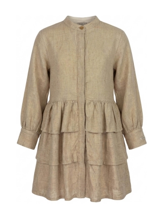 Donsje Amsterdam Kleid Beige 608240
 Größe 5
 