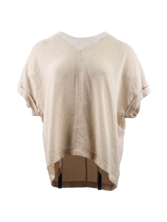 Opus T-shirt Weiß 608243
 Größe 42
 