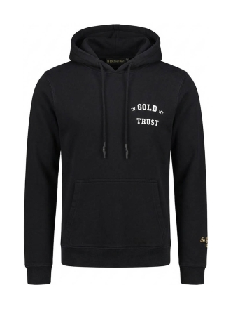 In Gold We Trust Hoodie Schwarz 608329
 Größe XS
 