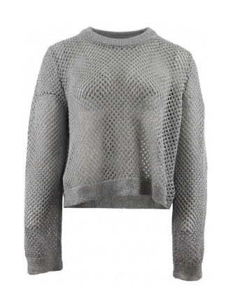 Co'couture Pullover Silber 608374
 Größe M
 