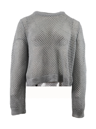 Co'couture Pullover Silber 608374
 Größe M
 
