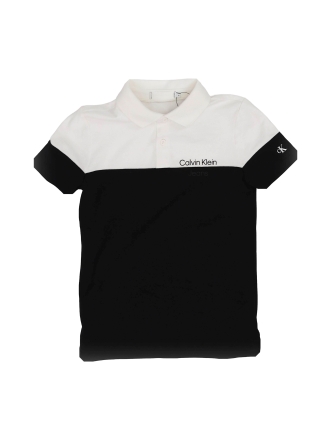 Calvin Klein Poloshirt Schwarz 608408
 Größe uk 8
 