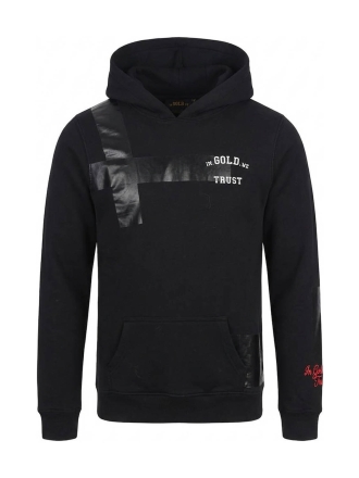In Gold We Trust Hoodie Schwarz 608419
 Größe 14
 