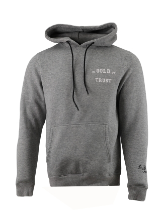 In Gold We Trust Hoodie Grau 608436
 Größe M
 