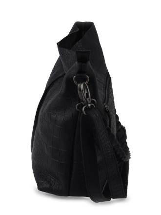 Manfield Umhängetasche Schwarz 608948
 Größe standaard
 