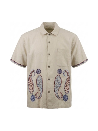 Obey Hemd Beige 609284
 Größe XL
 