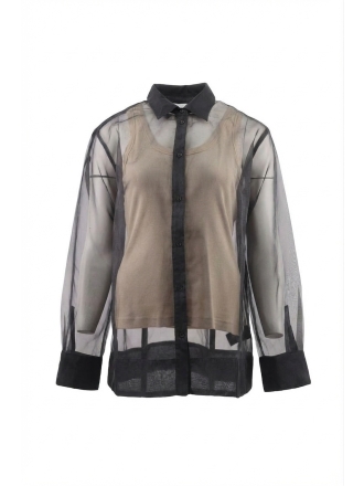 Msch Copenhagen bluse Schwarz 609463
 Größe L
 