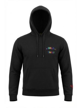 In Gold We Trust Hoodie Schwarz 609466
 Größe S
 