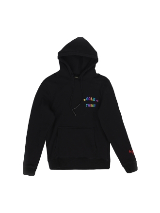 In Gold We Trust Hoodie Schwarz 609777
 Größe XS
 