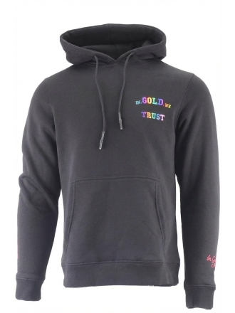 In Gold We Trust Hoodie Schwarz 609781
 Größe M
 