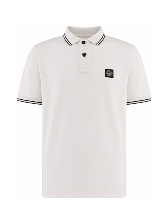Stone Island Poloshirt Weiß 610144
 Größe XL
 