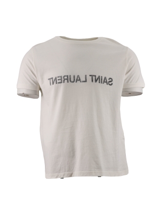 Saint Laurent T-shirt Weiß 610151
 Größe M
 