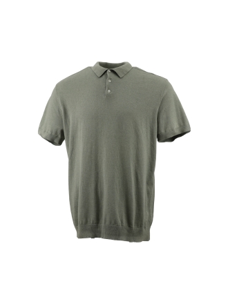Knitted Poloshirt Grün 610522
 Größe XL
 