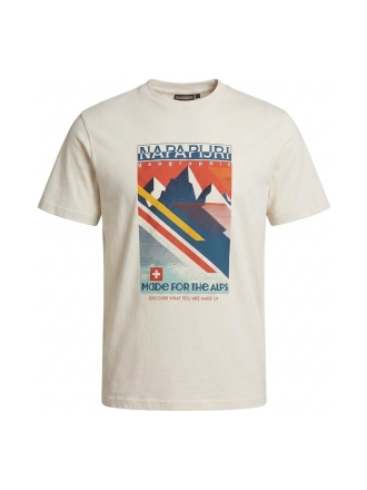 Napapijri T-shirt Beige 610799
 Größe M
 