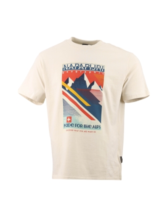 Napapijri T-shirt Beige 610799
 Größe M
 
