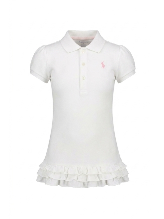 Polo Ralph Lauren Kleid Weiß 610855
 Größe 68
 