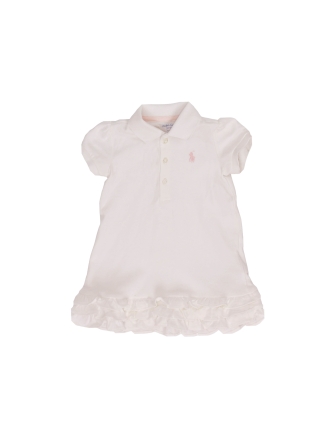 Polo Ralph Lauren Kleid Weiß 610855
 Größe 68
 