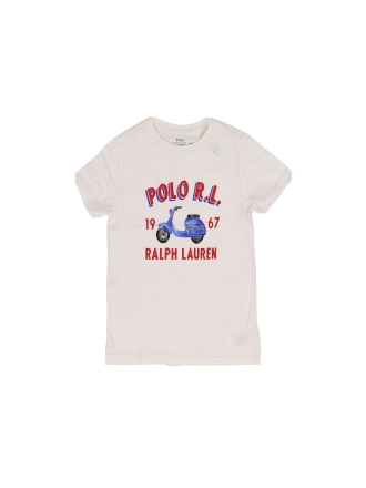 Polo Ralph Lauren T-shirt Weiß 610988
 Größe 122
 