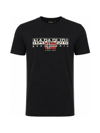 Napapijri T-shirt Schwarz 611645
 Größe XS
 