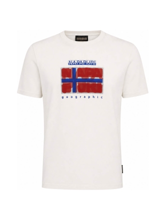 Napapijri T-shirt Weiß 611689
 Größe 140
 