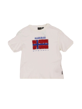 Napapijri T-shirt Weiß 611689
 Größe 140
 
