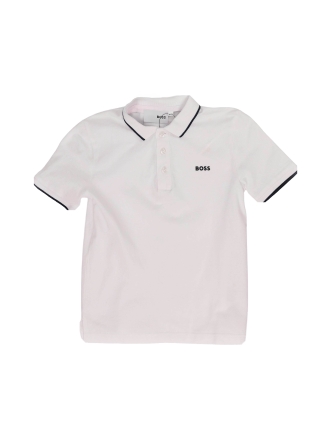 Boss Poloshirt Weiß 611975
 Größe 126
 