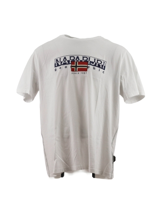 Napapijri T-shirt Weiß 612359
 Größe XXL
 